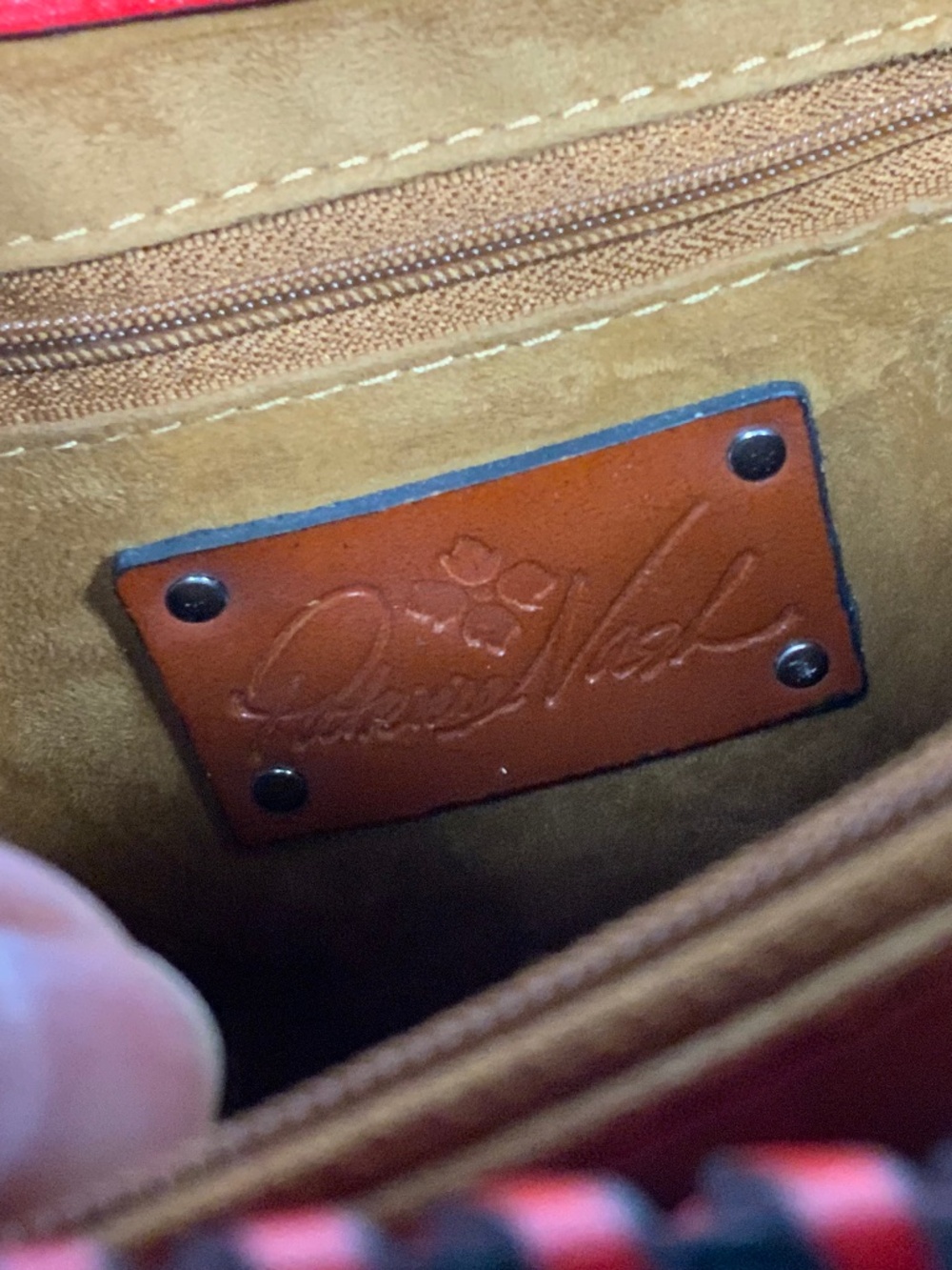 NWOT - Patricia Nash Ninetta Bag – Vibrant Red Tooled - Picture 15 of 16